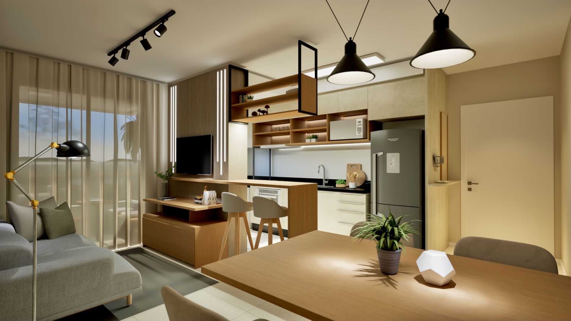 Apartamento 2 dormitórios - Pedra Branca
